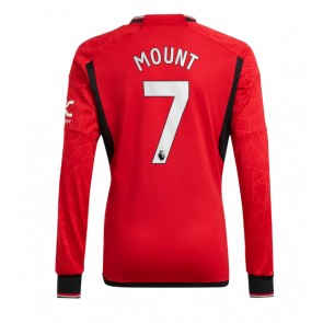 Manchester United Mason Mount #7 Koszulka Podstawowych 2023-24 Długi Rękaw